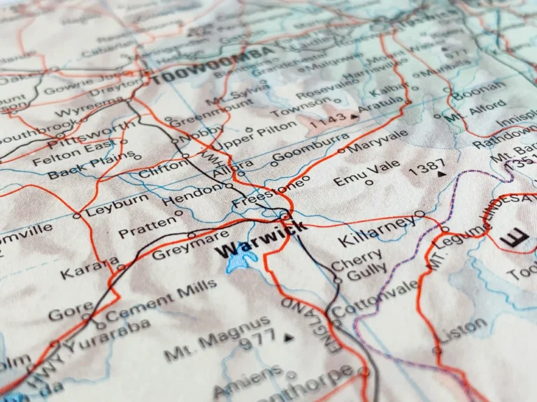 Warwick Qld map